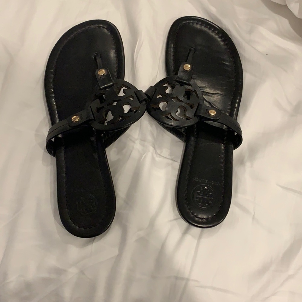 Tory Burch Black Flip Flop Size 8 regular width